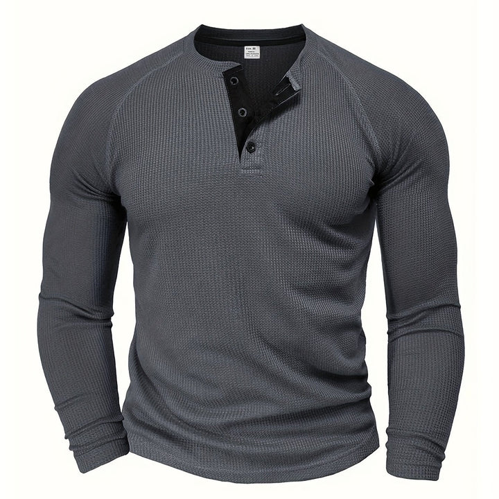 BRYNOUVELLE | T-Shirt Henley Texturé pour Homme