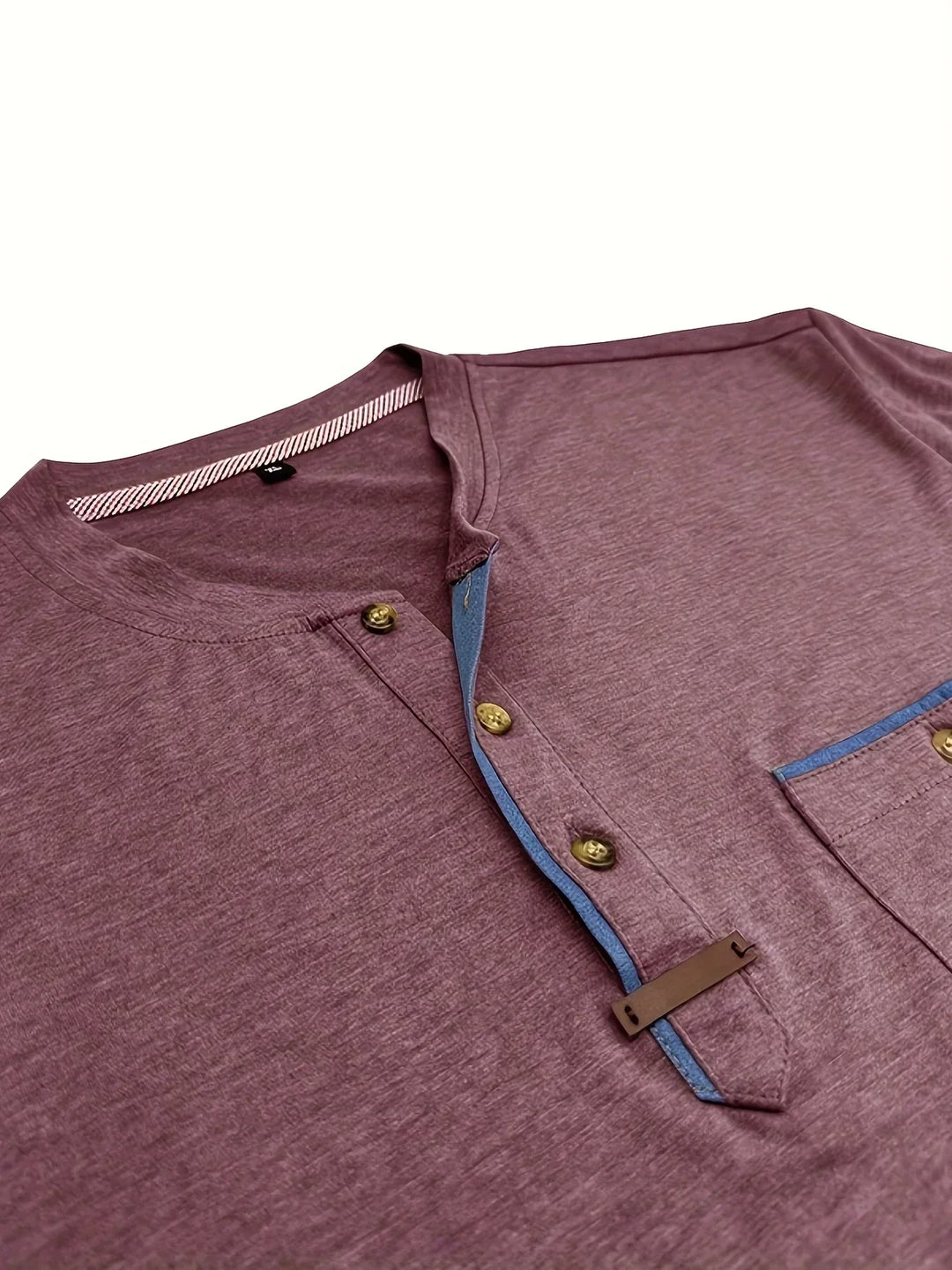 BRYNOUVELLE | T-SHIRT COL ROND ÉLÉGANT AVEC POCHE
