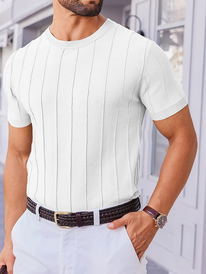 BRYNOUVELLE | CHEMISE EN MAILLE DE COTON POUR HOMME