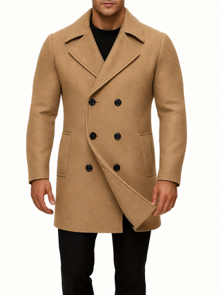 BRYNOUVELLE | Manteau Midi à Revers pour Homme