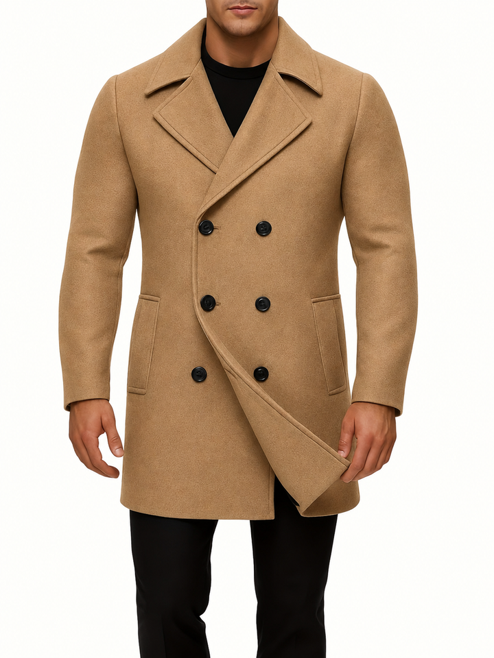 BRYNOUVELLE | Manteau Midi à Revers pour Homme