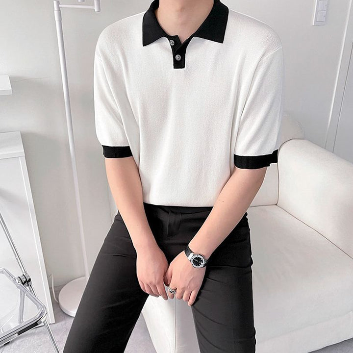 BRYNOUVELLE | POLO À MANCHES AMPLES POUR HOMME