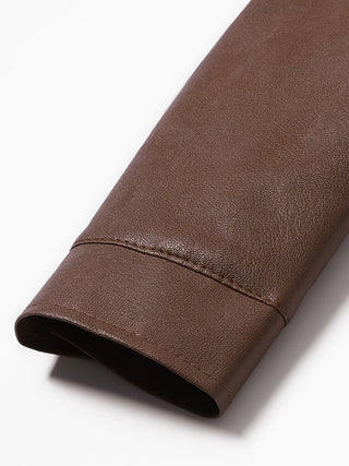 BRYNOUVELLE | Veste Classique en Cuir pour Hommes