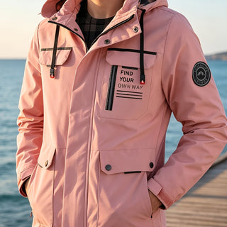 BRYNOUVELLE | Veste à Capuche avec Fermeture Éclair pour Hommes