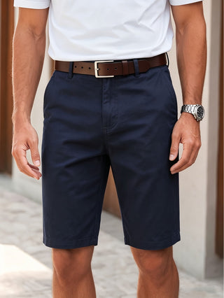 BRYNOUVELLE | SHORT CHINO EN SERGÉ POUR HOMMES