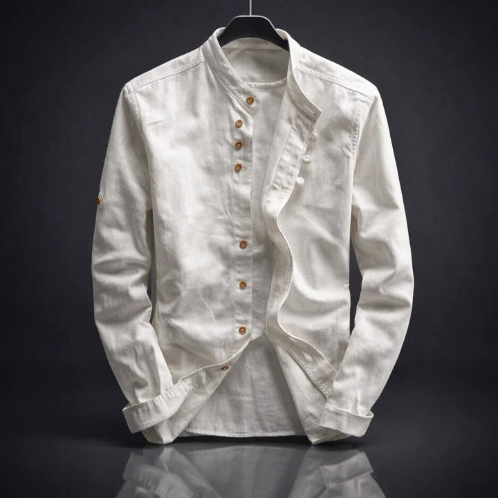 BRYNOUVELLE | Chemise Homme à Col Montant