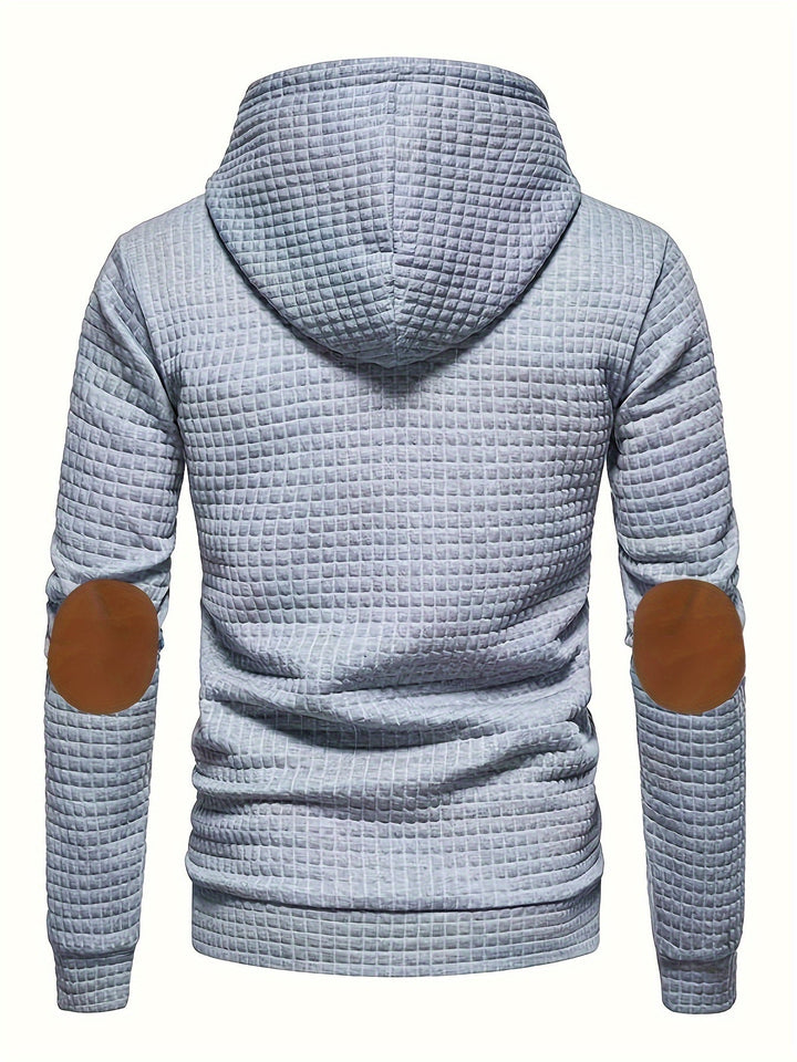 BRYNOUVELLE | VESTE À CAPUCHE À CARREAUX POUR HOMMES