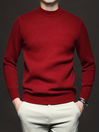 BRYNOUVELLE | Pull en Maille Coton à Col Roulé pour Hommes