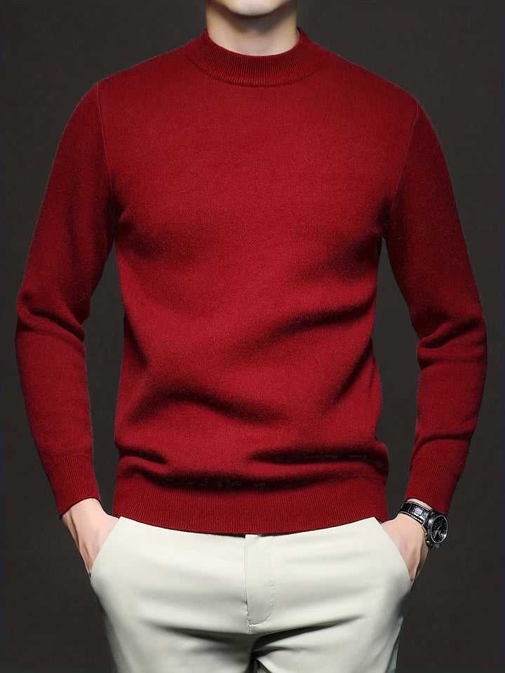 BRYNOUVELLE | Pull en Maille Coton à Col Roulé pour Hommes