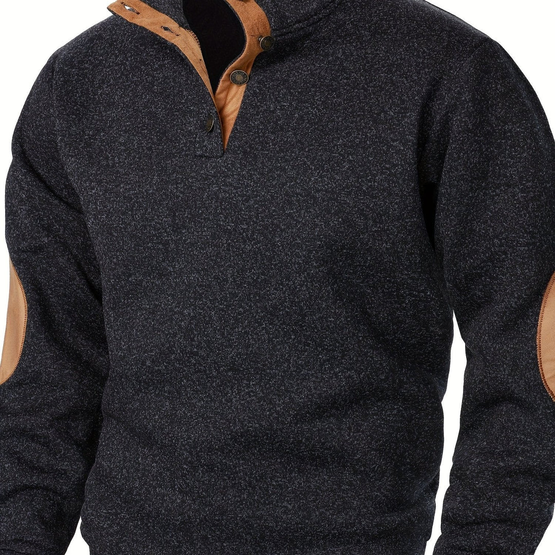 BRYNOUVELLE | PULL EN MAILLE À COL MONTANT POUR HOMMES
