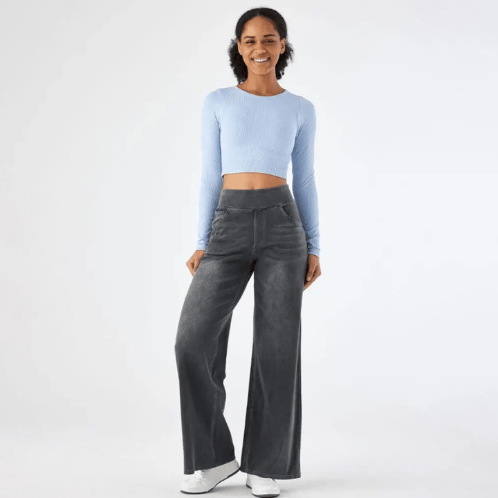 BRYNOUVELLE | PANTALON CONFORTABLE AVEC TAILLE ÉLASTIQUE