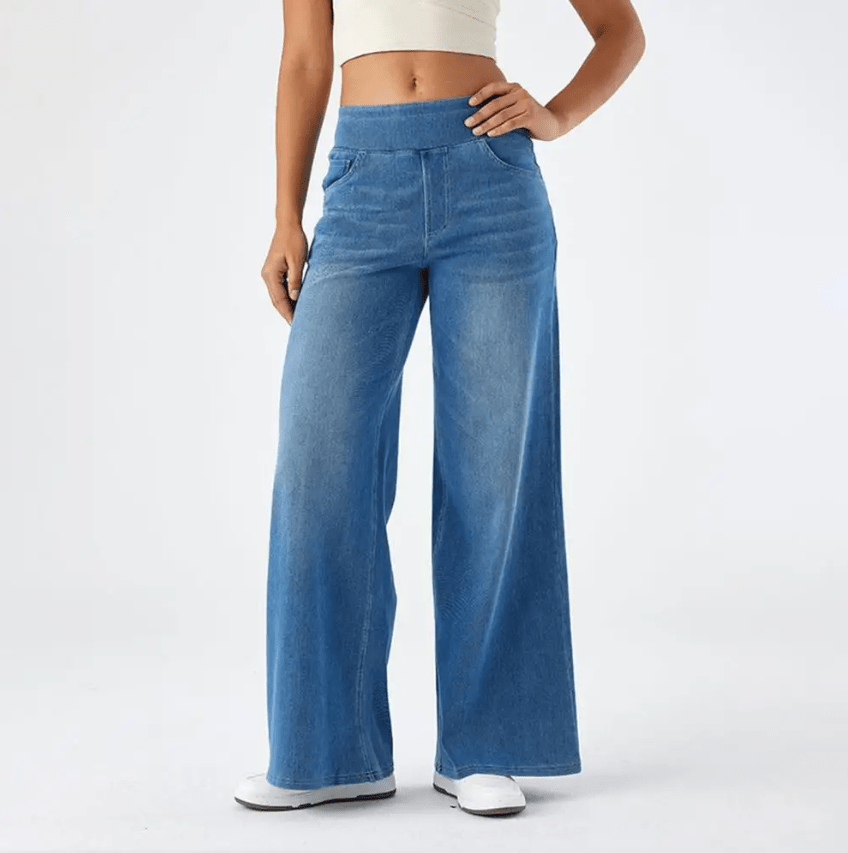 BRYNOUVELLE | PANTALON CONFORTABLE AVEC TAILLE ÉLASTIQUE
