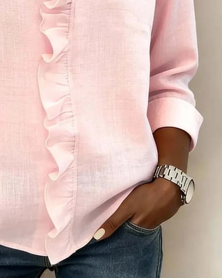 BRYNOUVELLE | Blouse à Volants Susan