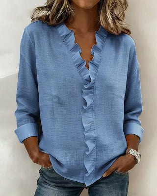 BRYNOUVELLE | Blouse à Volants Susan