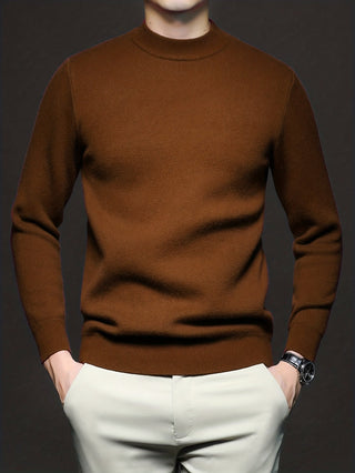 BRYNOUVELLE | Pull en Maille Coton à Col Roulé pour Hommes