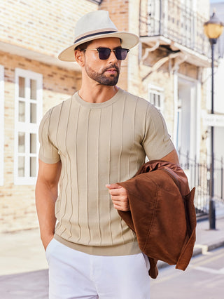 BRYNOUVELLE | CHEMISE EN MAILLE DE COTON POUR HOMME