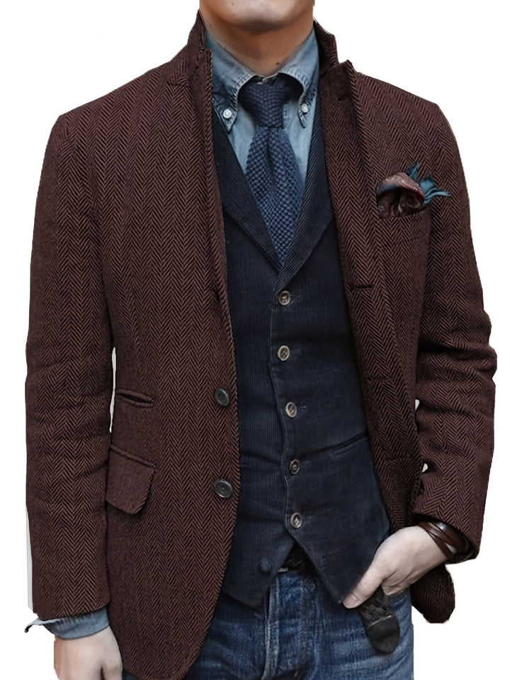 BRYNOUVELLE | Veste Vintage à Revers pour Hommes