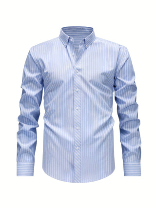 BRYNOUVELLE | Chemise Rayée en Coton pour Hommes
