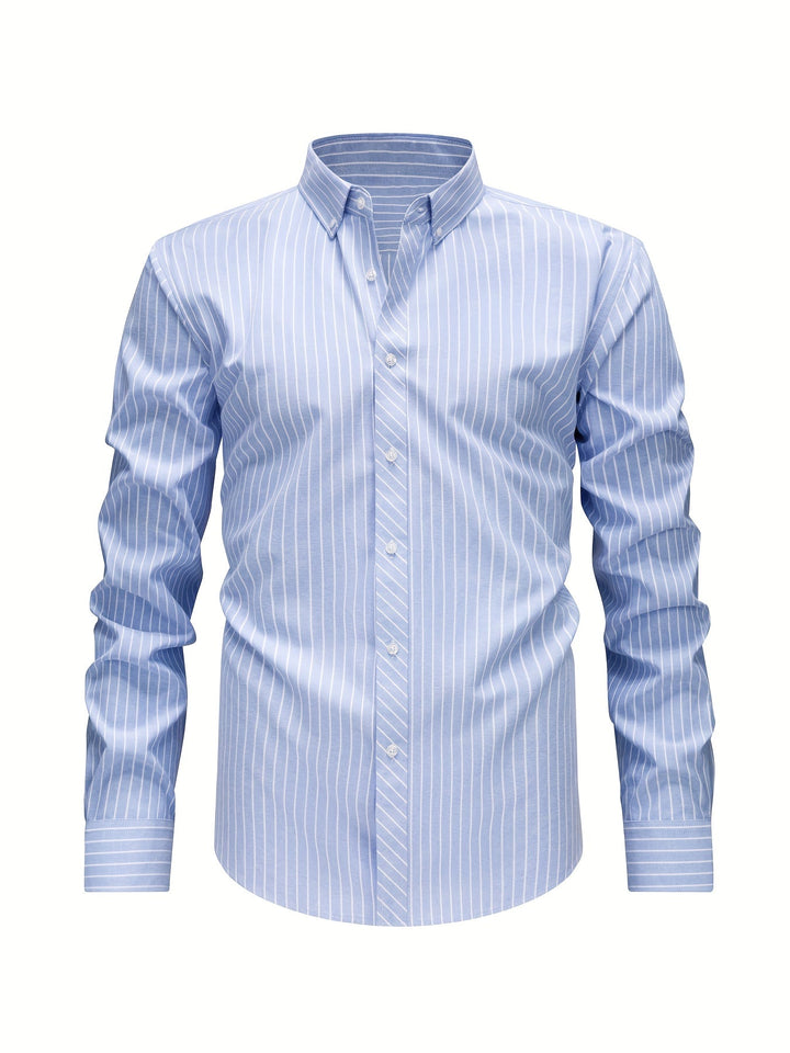 BRYNOUVELLE | Chemise Rayée en Coton pour Hommes