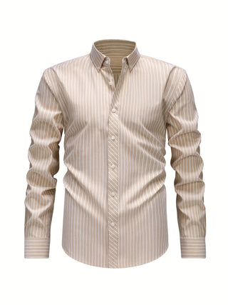 BRYNOUVELLE | Chemise Rayée en Coton pour Hommes