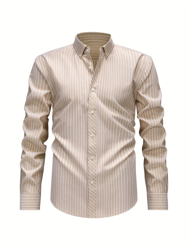 BRYNOUVELLE | Chemise Rayée en Coton pour Hommes