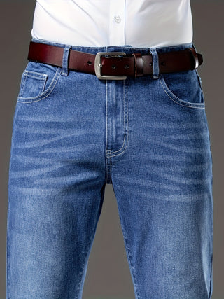 BRYNOUVELLE | PANTALON EN DENIM DÉLAVÉ POUR HOMMES