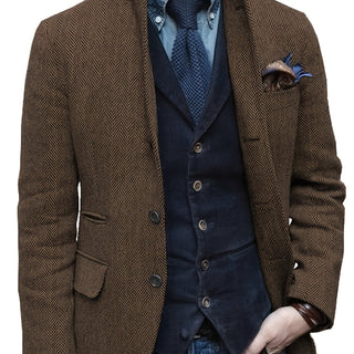 BRYNOUVELLE | Veste Vintage à Revers pour Hommes