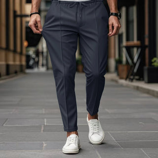 BRYNOUVELLE | PANTALONS CHINO SLIM FIT AVEC CORDON DE SERRAGE POUR HOMMES
