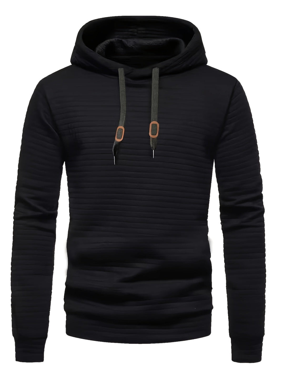 BRYNOUVELLE | VESTE À CAPUCHE À CARREAUX POUR HOMMES