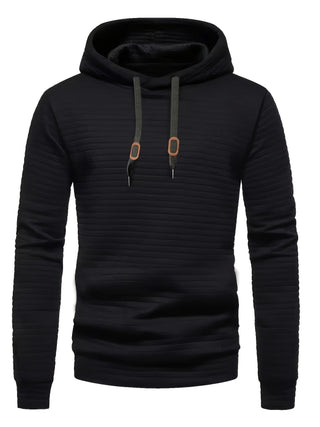 BRYNOUVELLE | VESTE À CAPUCHE À CARREAUX POUR HOMMES