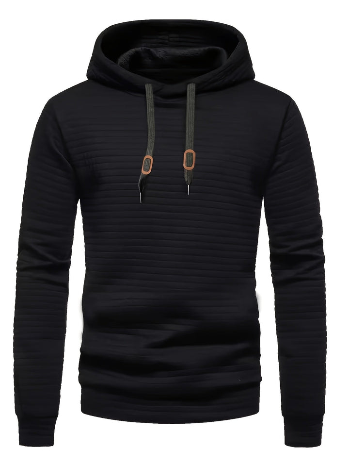 BRYNOUVELLE | VESTE À CAPUCHE À CARREAUX POUR HOMMES
