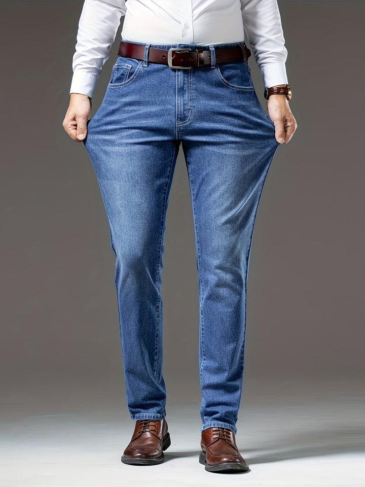 BRYNOUVELLE | PANTALON EN DENIM DÉLAVÉ POUR HOMMES