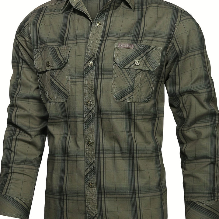 BRYNOUVELLE | Chemise en Coton à Revers pour Homme
