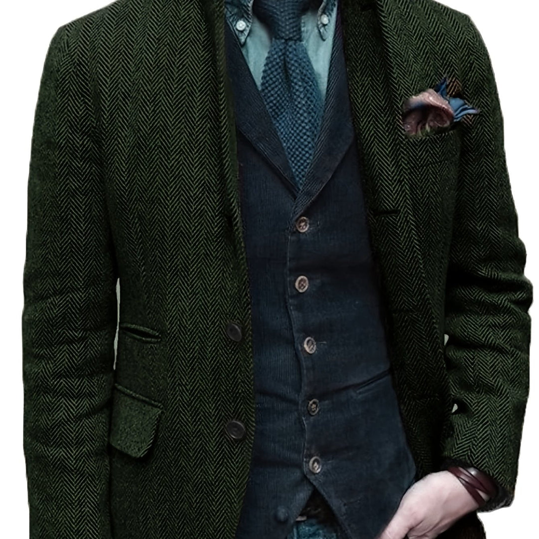 BRYNOUVELLE | Veste Vintage à Revers pour Hommes