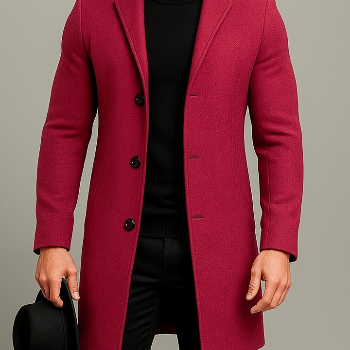 BRYNOUVELLE | Manteau Classique à Boutons pour Homme