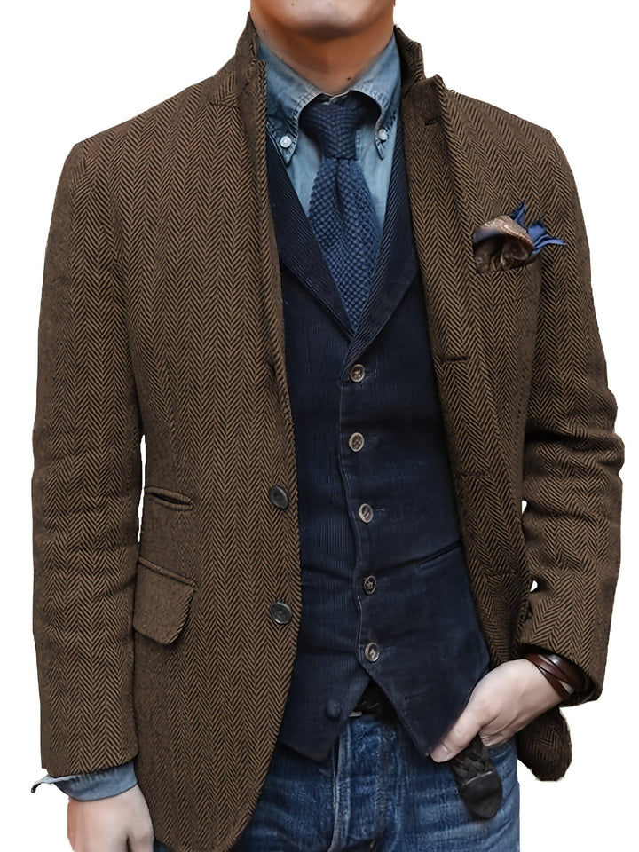 BRYNOUVELLE | Veste Vintage à Revers pour Hommes