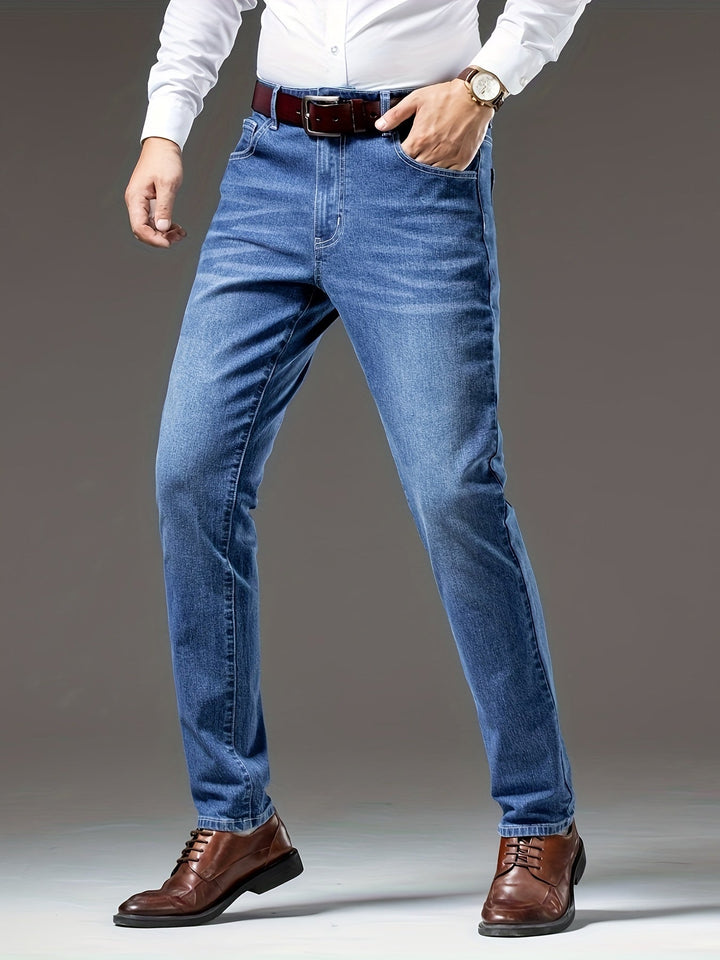 BRYNOUVELLE | PANTALON EN DENIM DÉLAVÉ POUR HOMMES