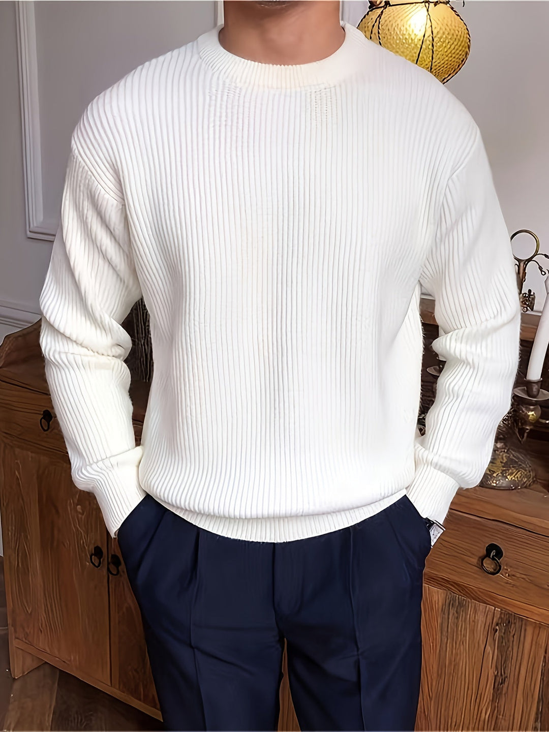 BRYNOUVELLE | PULL AMPLE EN MAILLE POUR HOMMES