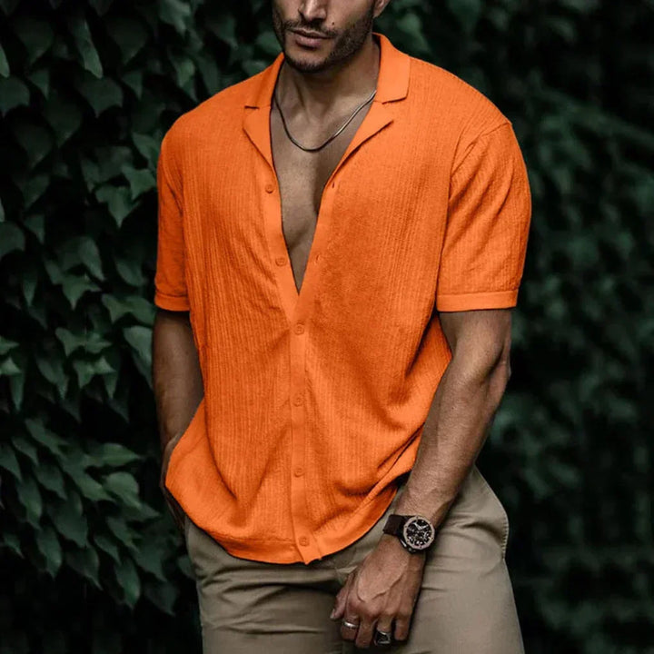 BRYNOUVELLE | Chemise en Lin Tricotée pour Homme