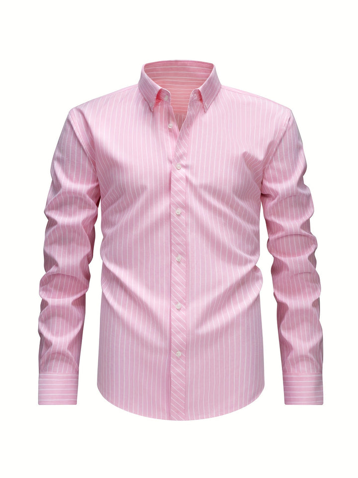 BRYNOUVELLE | Chemise Rayée en Coton pour Hommes