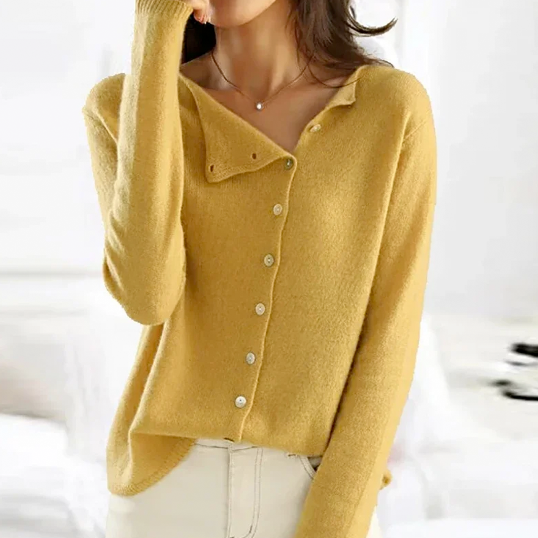Cardigan en maille boutonné Capucine