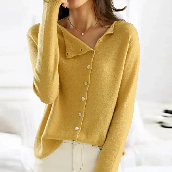 Cardigan en maille boutonné Capucine