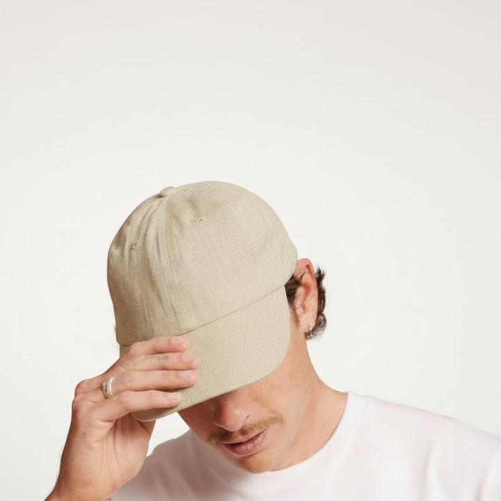 BRYNOUVELLE | CASQUETTE CLASSIQUE EN LIN POUR HOMMES
