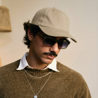 BRYNOUVELLE | CASQUETTE CLASSIQUE EN LIN POUR HOMMES