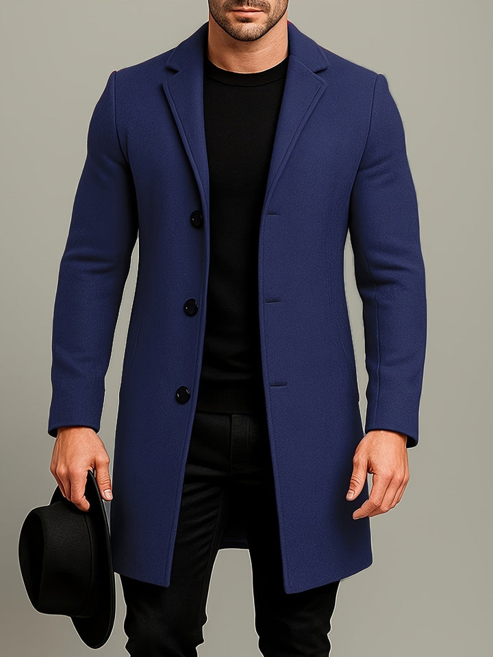 BRYNOUVELLE | Manteau Classique à Boutons pour Homme