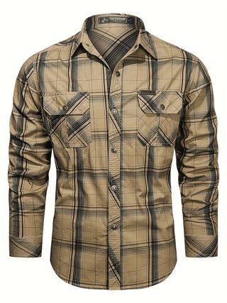BRYNOUVELLE | Chemise en Coton à Revers pour Homme