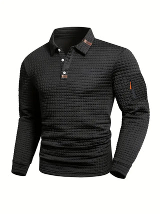 Halvor | Polo pour homme à manches longues élégant