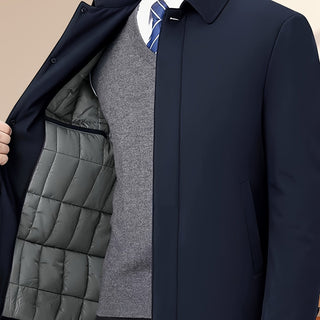 BRYNOUVELLE | Veste Homme à Col Revers et Fermeture Éclair