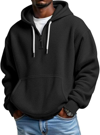 BRYNOUVELLE | SWEAT À CAPUCHE EN TEXTURE TISSÉE POUR HOMME