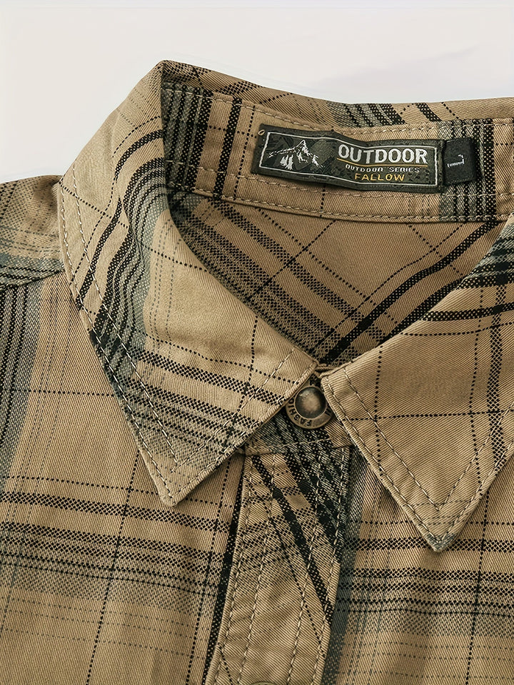 BRYNOUVELLE | Chemise en Coton à Revers pour Homme